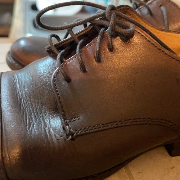 Frye leather Oxford loafers shoes Size 37 - Picture 12 of 15